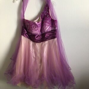 Beaded Prom Short Dress with Full Tulle Skirt